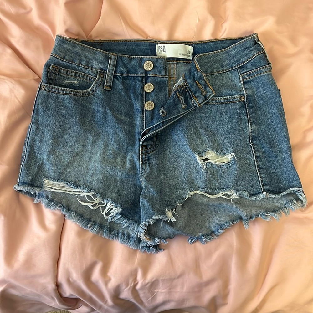 Jean Shorts size 25- vintage high rise